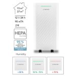 Dizajn isušivač zraka - odvlaživač vlage i pročišćivač Trotec TTK 27 HEPA 1120000029