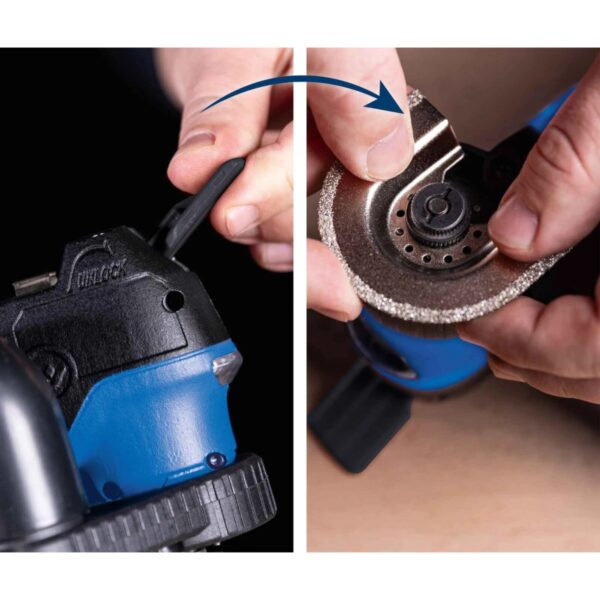 Aku višenamjenski - multifunkcijski alat Scheppach IXES C-MT40-X 20V sa baterijom 2.0Ah i punjačem