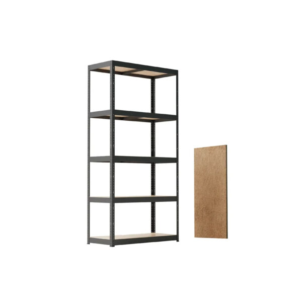 Metalna polica Expert RB175 5 polica nosivosti 875kg - mat crna