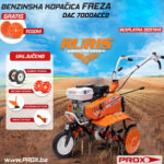 Benzinska freza – kopačica Ruris DAC 7000ACC2 7.0KS 80cm