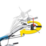 Benzinski motokultivator Bertolini 401 S sa strižnom kosom