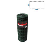 Zelena mreža za ograđivanje AX Line 030201790 2.2mm 1x25m PVC