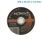 Rezna ploča za brusilice za čelik i Inox AX Line Morcut Pro 6970481593312 125x22.23x1.0mm