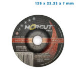 Brusna ploča za brusilice za čelik i Inox AX Line Morcut Pro 6970481593473 125x22.23x7mm