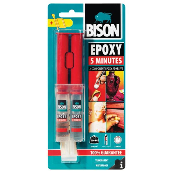 Univerzalno dvokomponentno epoxy ljepilo Bison 5 minutes 6305448