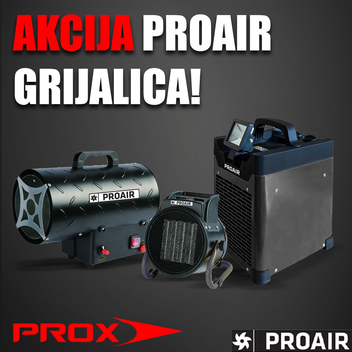 Akcija Proair grijalica - 2026