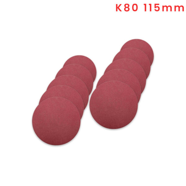 Brusne ploče - diskovi sa čičkom za brusilice Raider 180704 115mm K80 10kom