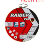 Rezne ploče za brusilice za metal Raider 160157 115x1x22.2mm Inox A60T 10kom