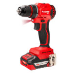 Set aku bušilica odvijač i brusilica Raider 030255 sa dvije baterije i punjačem u koferu i gratis bežične slušalice