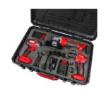 Set aku bušilica odvijač i brusilica Raider 030255 sa dvije baterije i punjačem u koferu i gratis bežične slušalice