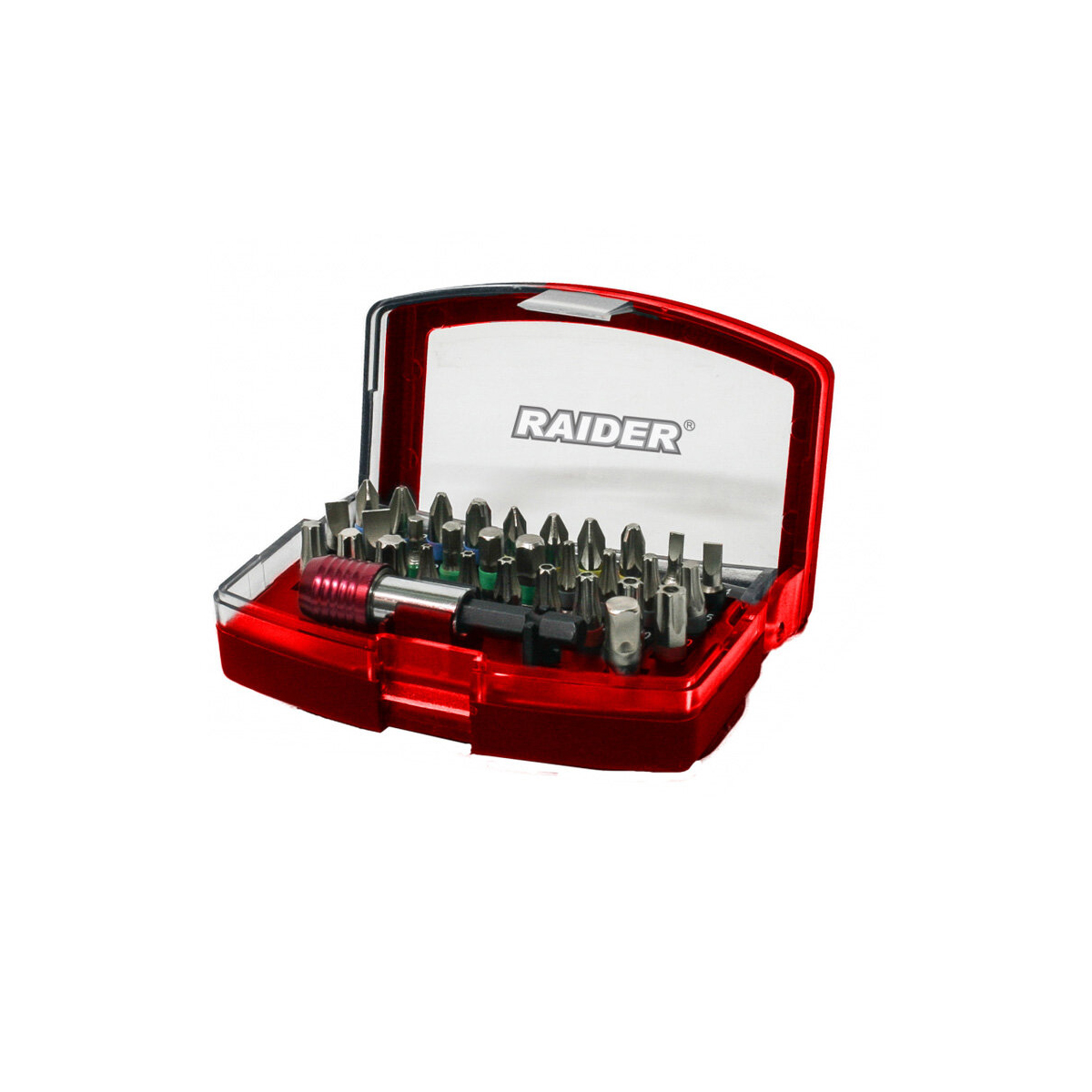 image-250.jpg Set bitova za bušilice Raider 158901 1/4" 32-dijelni