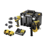 Aku udarna bušilica i odvijač DeWalt McLaren DCK2101P2T 12V sa 2 baterije 5.0Ah i punjačem i dodacima u koferu