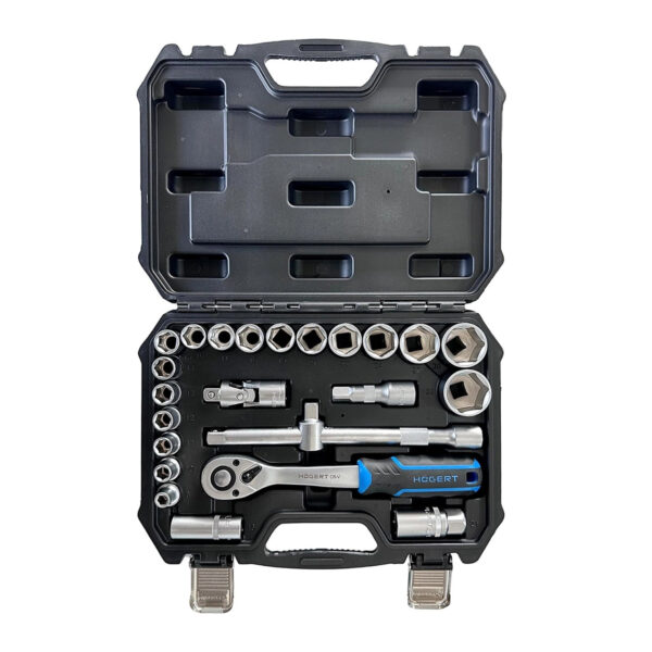 Set nasadnih ključeva 1/2" Hoegert HT1R210 24-dijelni u koferu