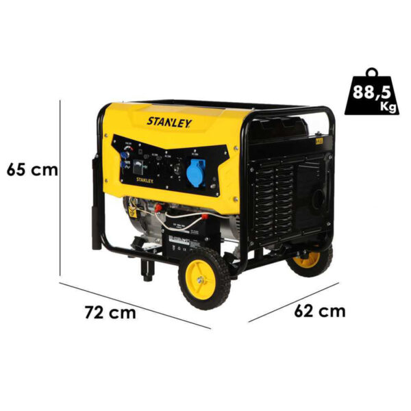 Benzinski agregat Stanley SG6500B-1 6.5kW AVR