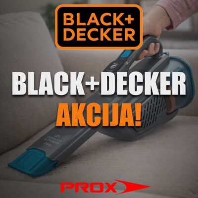 Akcija Black+Decker usisivača