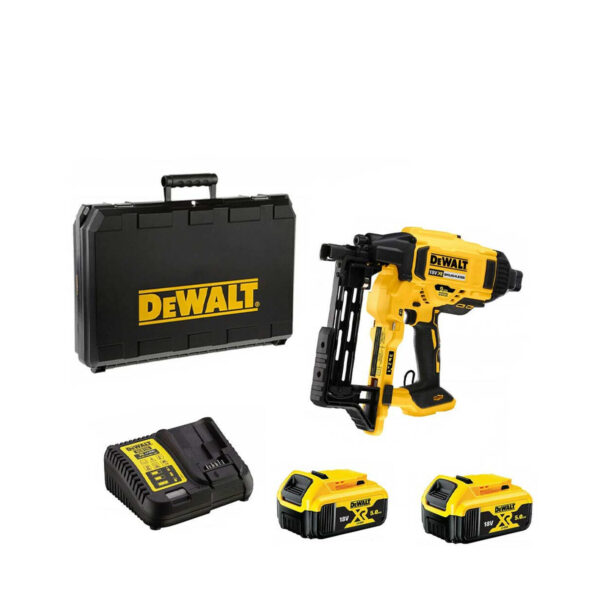 Aku heftalica - klamerica za ograde DeWalt DCFS950P2 18V 40-50mm sa 2 baterije 5.0Ah i punjačem u koferu