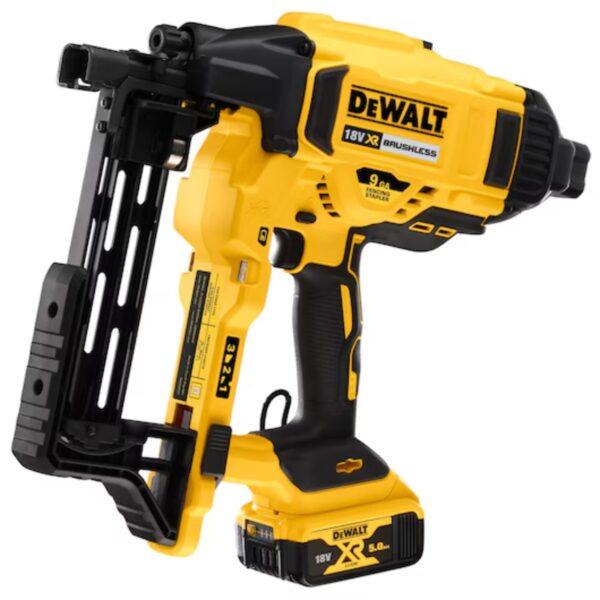 Aku heftalica - klamerica za ograde DeWalt DCFS950P2 18V 40-50mm sa 2 baterije 5.0Ah i punjačem u koferu