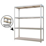 Metalna polica Metalkas 170130923 1000kg 4 police