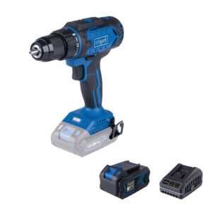 Aku bušilica - odvijač Scheppach C-DD45-XS4 20V IXES 45Nm sa baterijom 4.0Ah i punjačem 2.4A