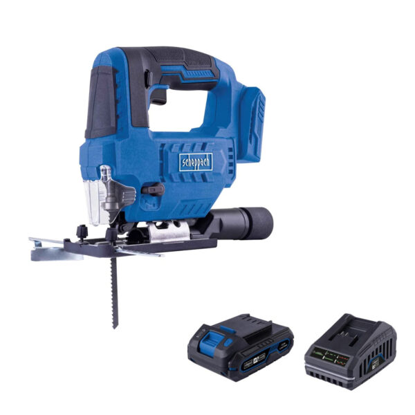 Aku ubodna pila Scheppach C-JS220-XS2 20V IXES sa baterijom 2.0Ah i punjačem 2.4A