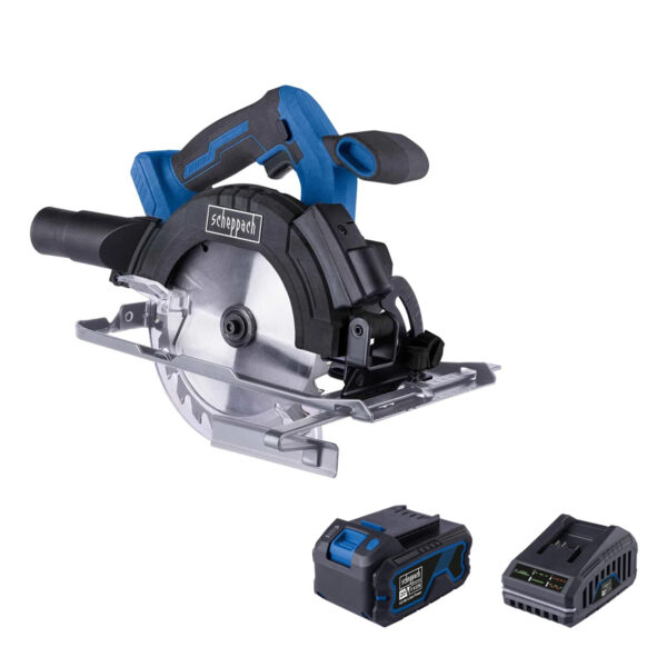 Aku ručna kružna pila - cirkular Scheppach C-HCS165-XS4 20V IXES 165mm sa baterijom 4.0Ah i punjačem 2.4A