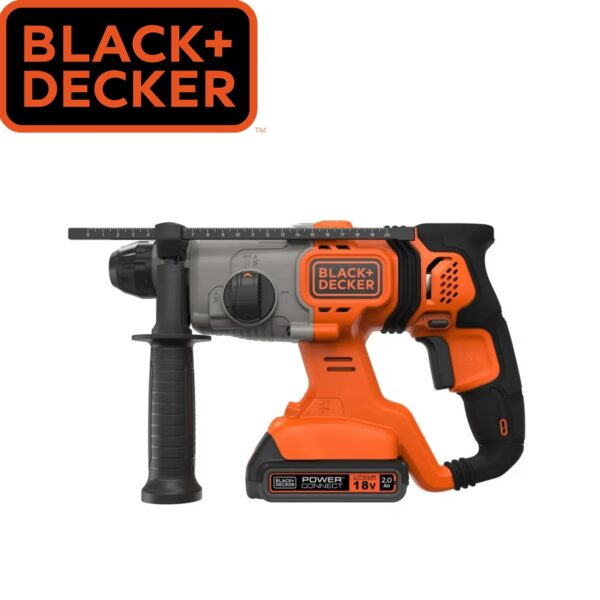 Aku udarna bušilica Black+Decker BCD900M1K SDS-Plus 18V sa 4Ah baterijom i punjačem u koferu