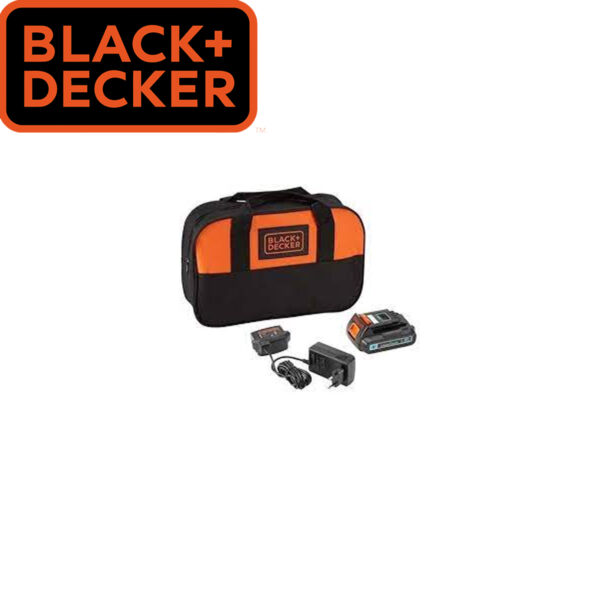 Baterija za aku uređaje i punjač u kompletu Black+Decker 18V 2Ah u torbi BL2018ST1AS