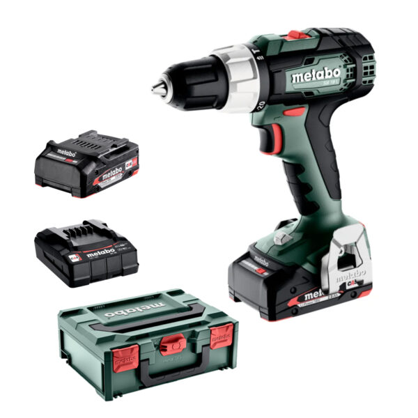 Aku udarna bušilica Metabo SB 18 L 614053500 18V 60Nm sa 2 baterije 2.0Ah i punjačem u koferu