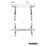 Set radnih postolja Metabo MAB 82 626990000 590kg 2-dijelni