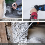 Električna udarna bušilica Scheppach DH2260 1050W SDS-Plus sa dodacima u koferu