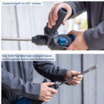 Električna udarna bušilica Scheppach DH2260 1050W SDS-Plus sa dodacima u koferu