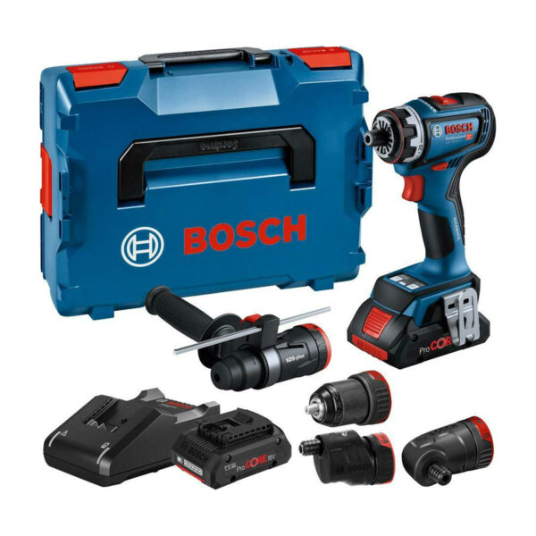 Aku udarni odvijač Bosch GSR 18V-90 FC sa 2 4.0Ah baterije i punjačem u koferu sa dodacima