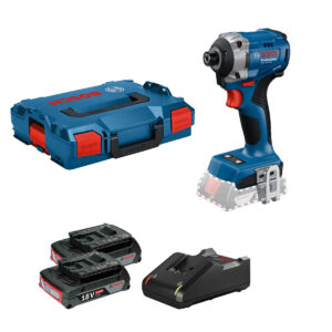 Aku udarni odvijač Bosch PRO GDR 18V-215 06019N2022 18V 1/4" 215Nm sa 2 baterije 2.0Ah i punjačem u koferu