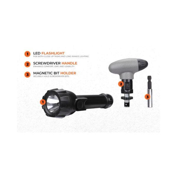 Set ručnih alata sa lampom Black+Decker A7224 35-dijelni