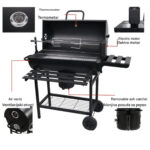 Roštilj na ugalj sa ražnjem PavGrills Master Pro KY740A-3