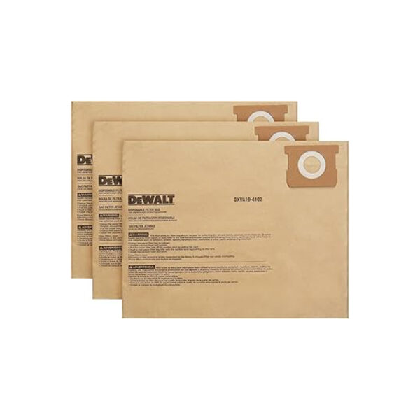 Set kesa - vreća - vrećica za usisivače DXV20P DXV23PL DXV20PTA DeWalt DXVA19-4120 3kom.