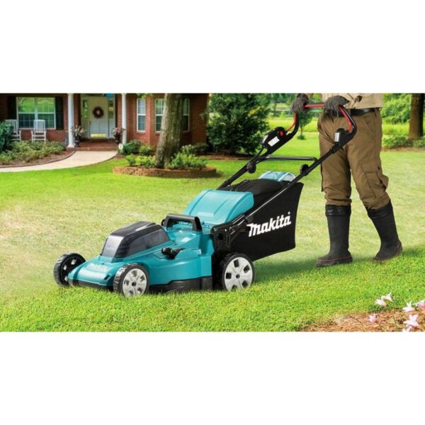 Gurajuća aku kosilica-kosačica Makita DLM480CT2 18+18V 800m2 48cm sa 2 baterije 5Ah i punjačem