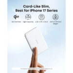 Bežična eksterna baterija - punjač - Powerbank Anker Nano Slim A1665H21 5000mAh bijela