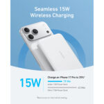 Bežična eksterna baterija - punjač - Powerbank Anker MagGo A1664H21 10000mAh bijela