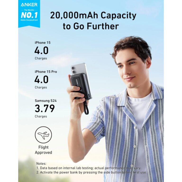 Eksterna baterija – punjač – Powerbank Anker Zolo A1688H11 10000mAh 30W - Crna