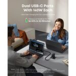 Višestruki punjač sa USB-C kablom Anker B2697G41 140W 4 porta
