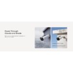 Set vanjskih solarnih nadzornih kamera sa bazom Anker Eufy E8144329 2K 5-dijelni