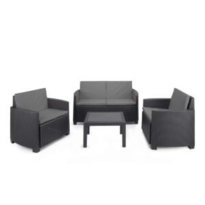 Baštenski set od ratana sa jastucima PROGARDEN Arena