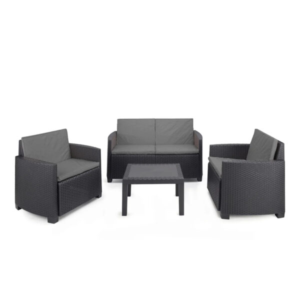 Baštenski set od ratana sa jastucima PROGARDEN Arena