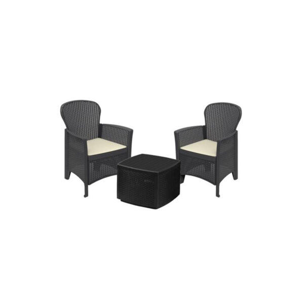 Baštenski set od ratana sa jastucima PROGARDEN Rama