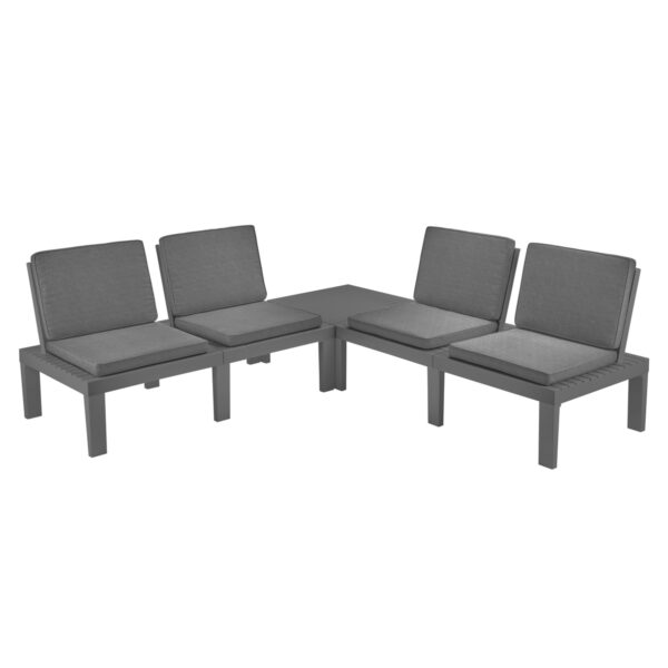 Baštenski set od ratana sa jastucima PROGARDEN Molok