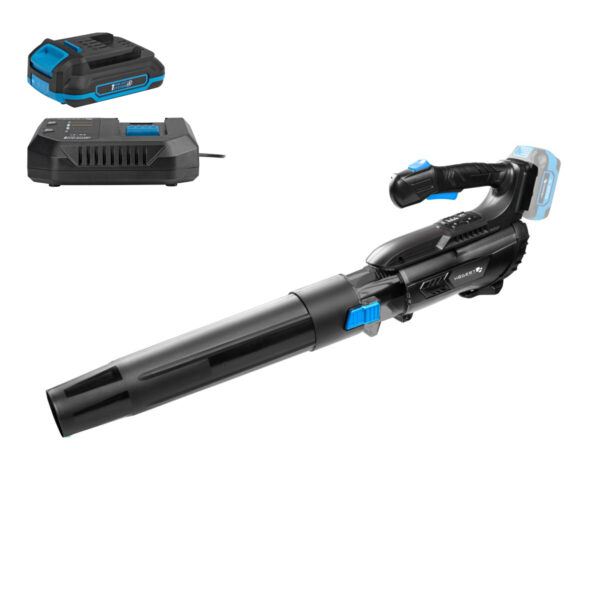 Aku puhač-duvač lišća Hoegert HT2E291 18V sa 2.0Ah i punjačem