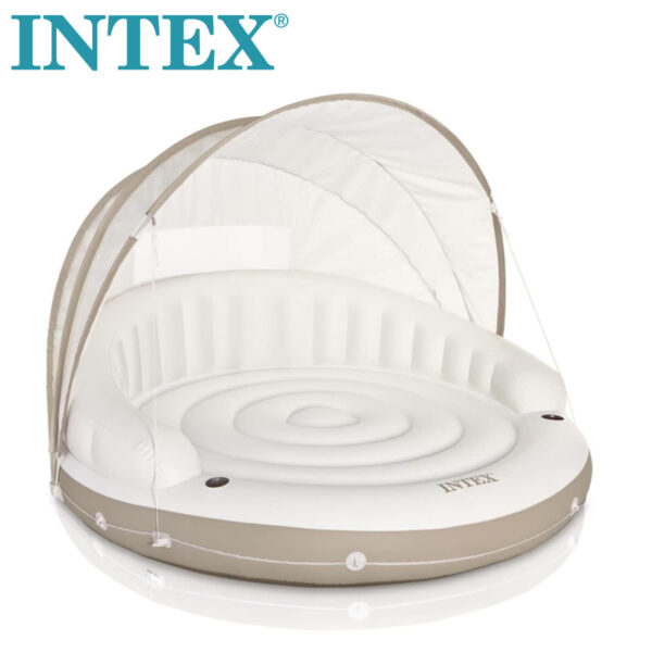 Dušek za vodu na napuhavanje INTEX 58292EU sa suncobranom 1.99x1.5m