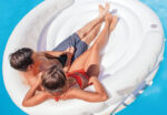 Dušek za vodu na napuhavanje INTEX 58292EU sa suncobranom 1.99x1.5m