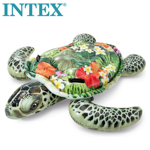 Dušek za vodu na napuhavanje INTEX Turtle 1.91x1.7m 57555NP